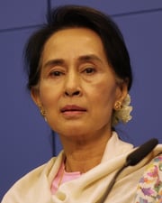 Burmese Politician Aung San Suu Kyi