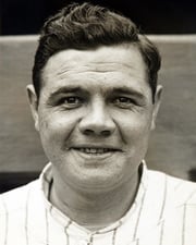 Baseball Great Babe Ruth
