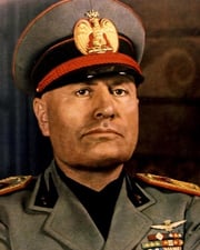 Italian Dictator Benito Mussolini