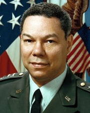 US General & Secretary of State Colin Powell