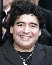 Soccer player Diego Maradona