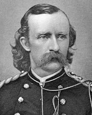US Cavalry Commander George Armstrong Custer