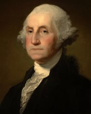 First US President George Washington