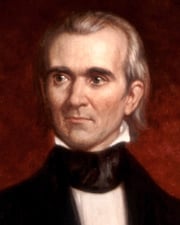 11th US President James Knox Polk