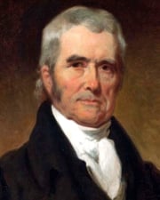 Chief Justice of the Supreme Court of the United States John Marshall