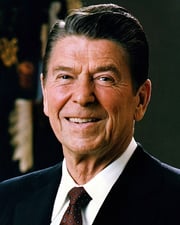 US President & Actor Ronald Reagan