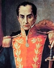 Military and Political Leader Simon Bolívar