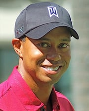 Golfer Tiger Woods